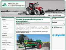 Tablet Screenshot of mechanisatiehaarlemmermeer.nl